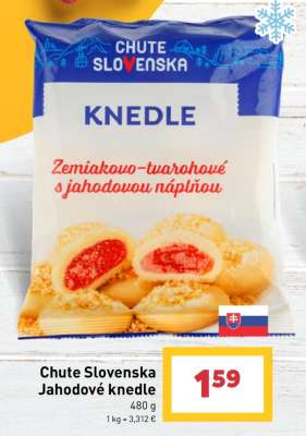 Chute Slovenska Jahodové knedle
