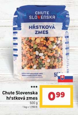Chute Slovenska hŕstková zmes