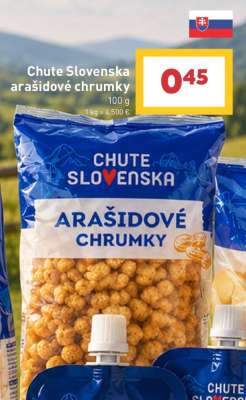 Chute Slovenska arašidové chrumky