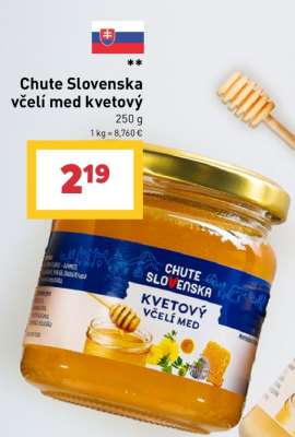 Chute Slovenska včelí med kvetový