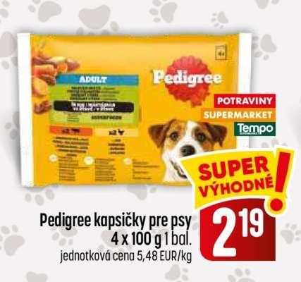 PEDIGREE Kapsičky pre psy