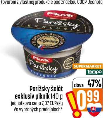 Parížsky šalát exkluziv piknik 140 g