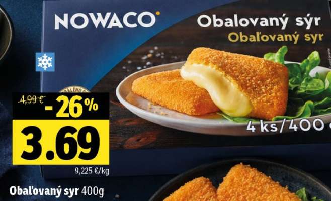 Obaľovaný syr 400g