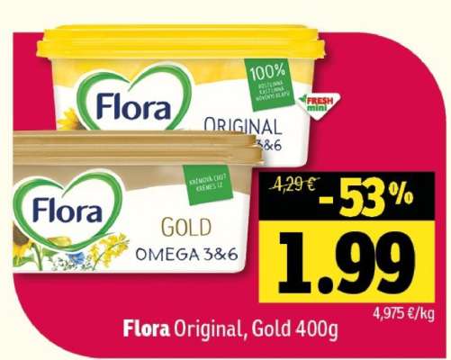Flora Original, Gold 400g