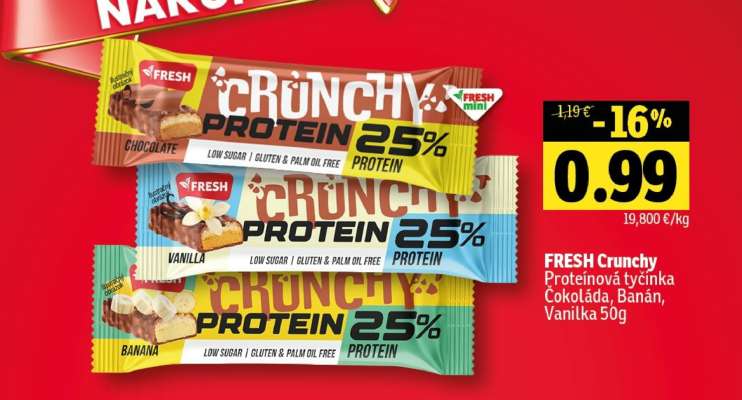 FRESH Crunchy Protein Bar