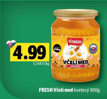 FRESH Včelí med kvetový 900g