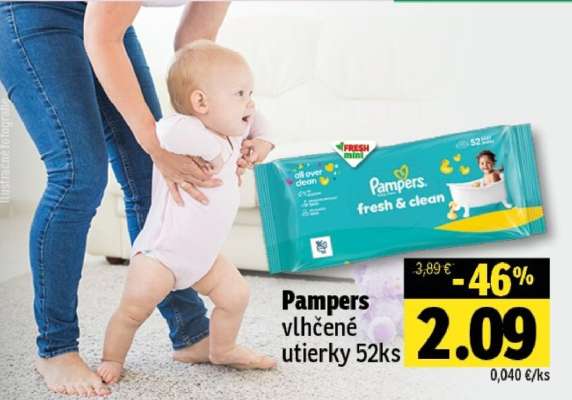 Pampers vlhčené utierky 52ks