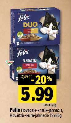 Felix Hovädzie-králik-jahňacie, Hovädzie-kura-jahňacie 12x85g