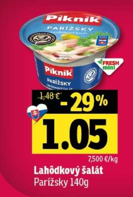 Lahůdkový šalát Parížsky 140g