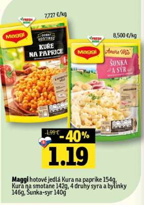 Maggi hotové jedlá