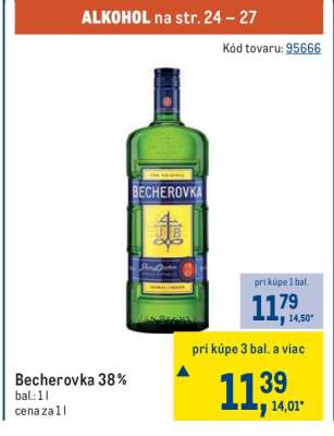 Becherovka 38 %