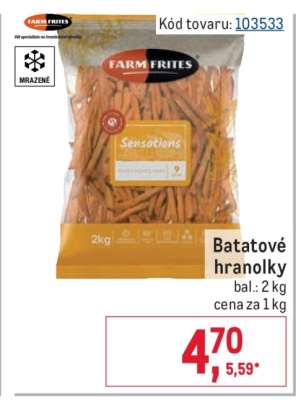 Batatové hranolky