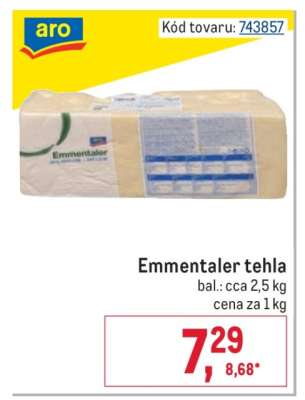 Emmentaler tehla