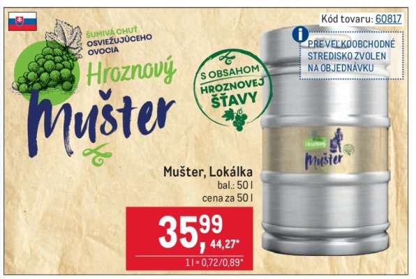 Mušter, Lokálka