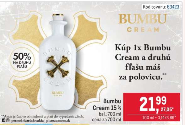 Bumbu Cream 15 %