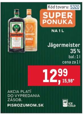 Jägermeister 35%