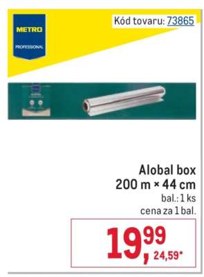 Alobal box 200 m × 44 cm