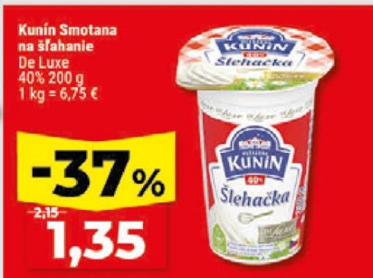 KUNÍN SMOTANA NA ŠĽAHANIE DE LUXE