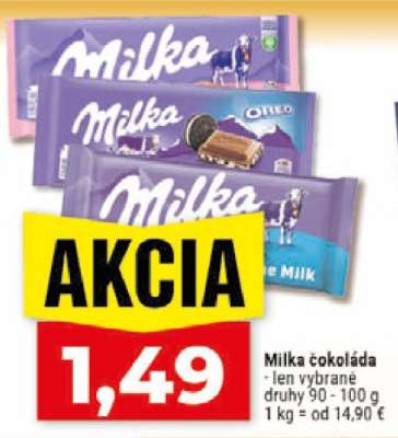 Milka čokoláda