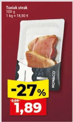 * Tuniak steak