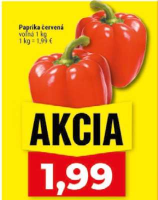 Paprika červená