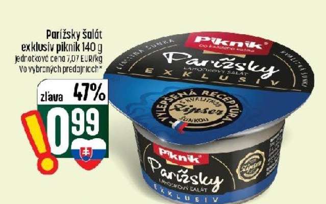 Parížsky šalát exkluziv piknik 140 g