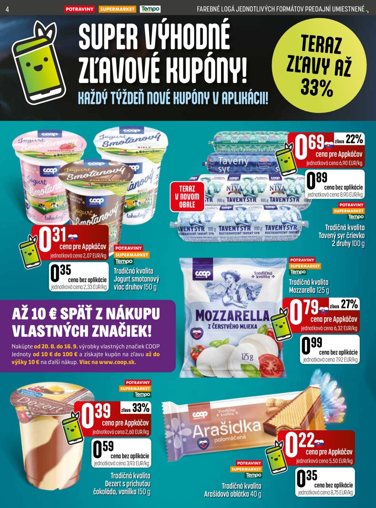 Leták COOP Jednota - 20.8.2026 - 26.8.2026. Strana 4