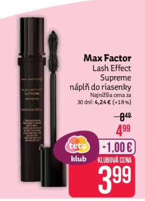 Max Factor Lash Effect Supreme náplň do riasenky