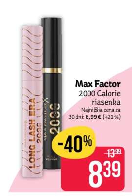 Max Factor 2000 Calorie riasenka