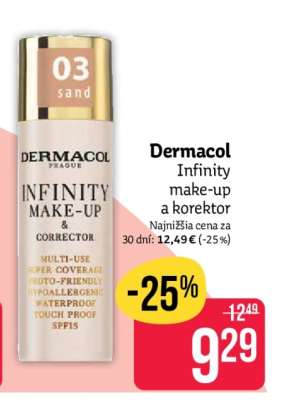 Dermacol Infinity make-up a korektor