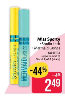 Miss Sporty Studio Lash Mermaid Lashes riasenka