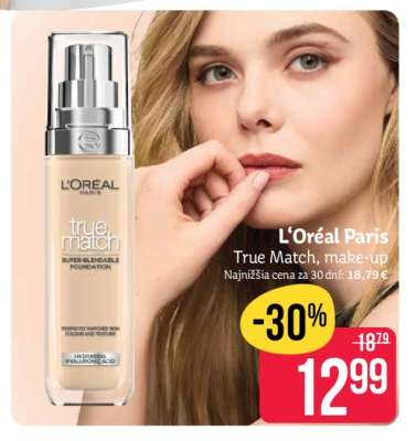L'Oréal Paris True Match make-up
