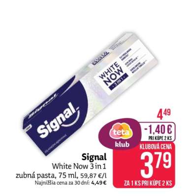 Signal White Now 3 in 1