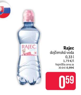 RAJEC DOJČENSKÁ VODA