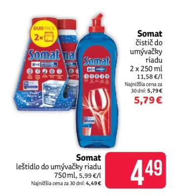 Somat leštidlo do umývačky riadu