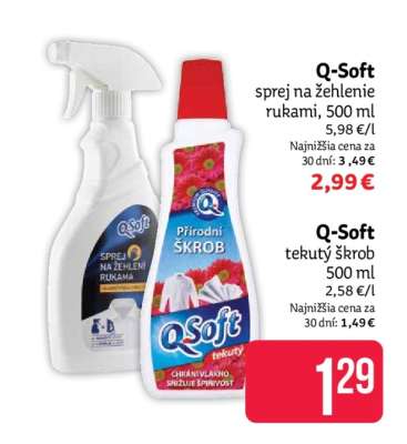 Q-Soft tekutý škrob 500 ml