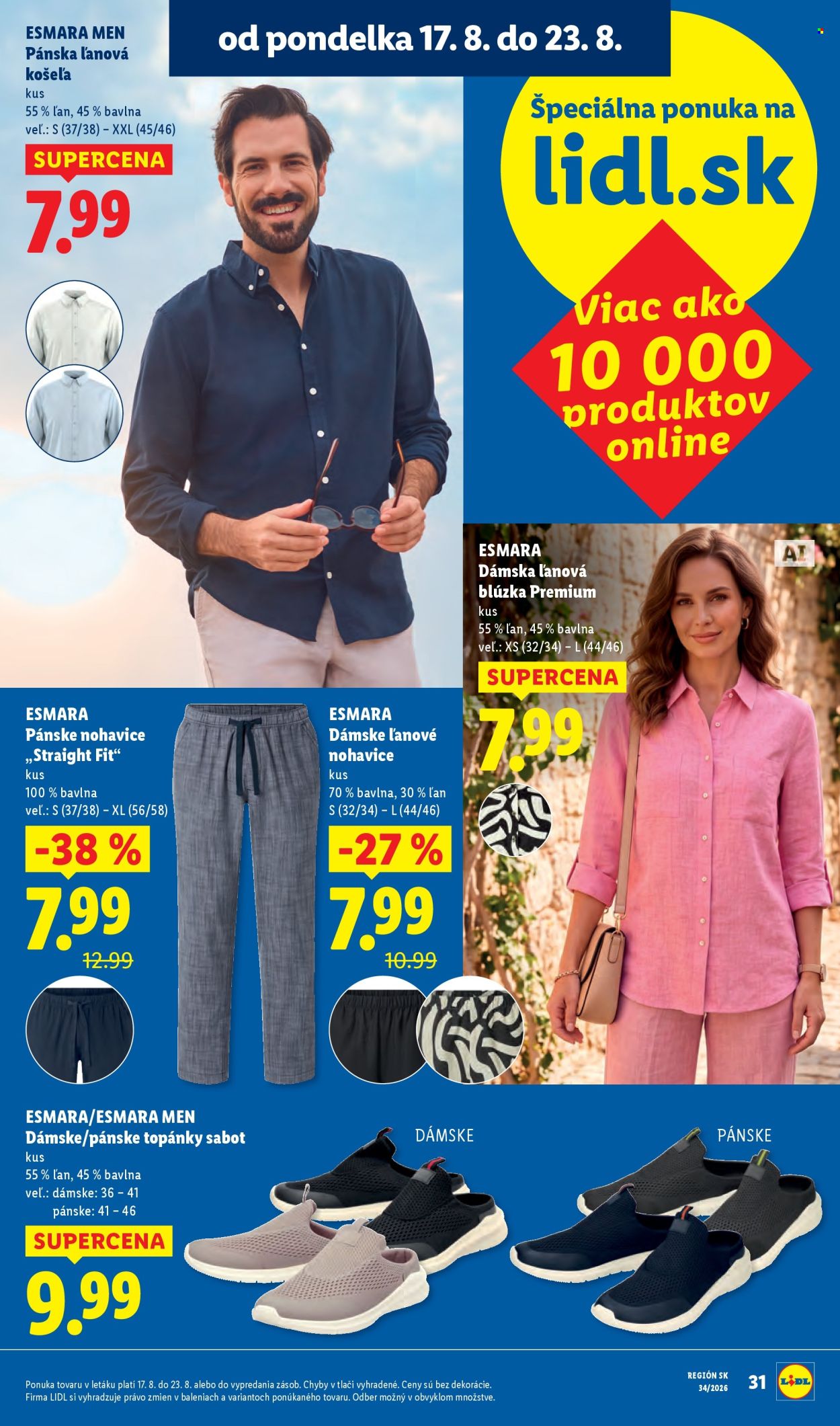 Leták Lidl - 17.8.2026 - 23.8.2026. Strana 7