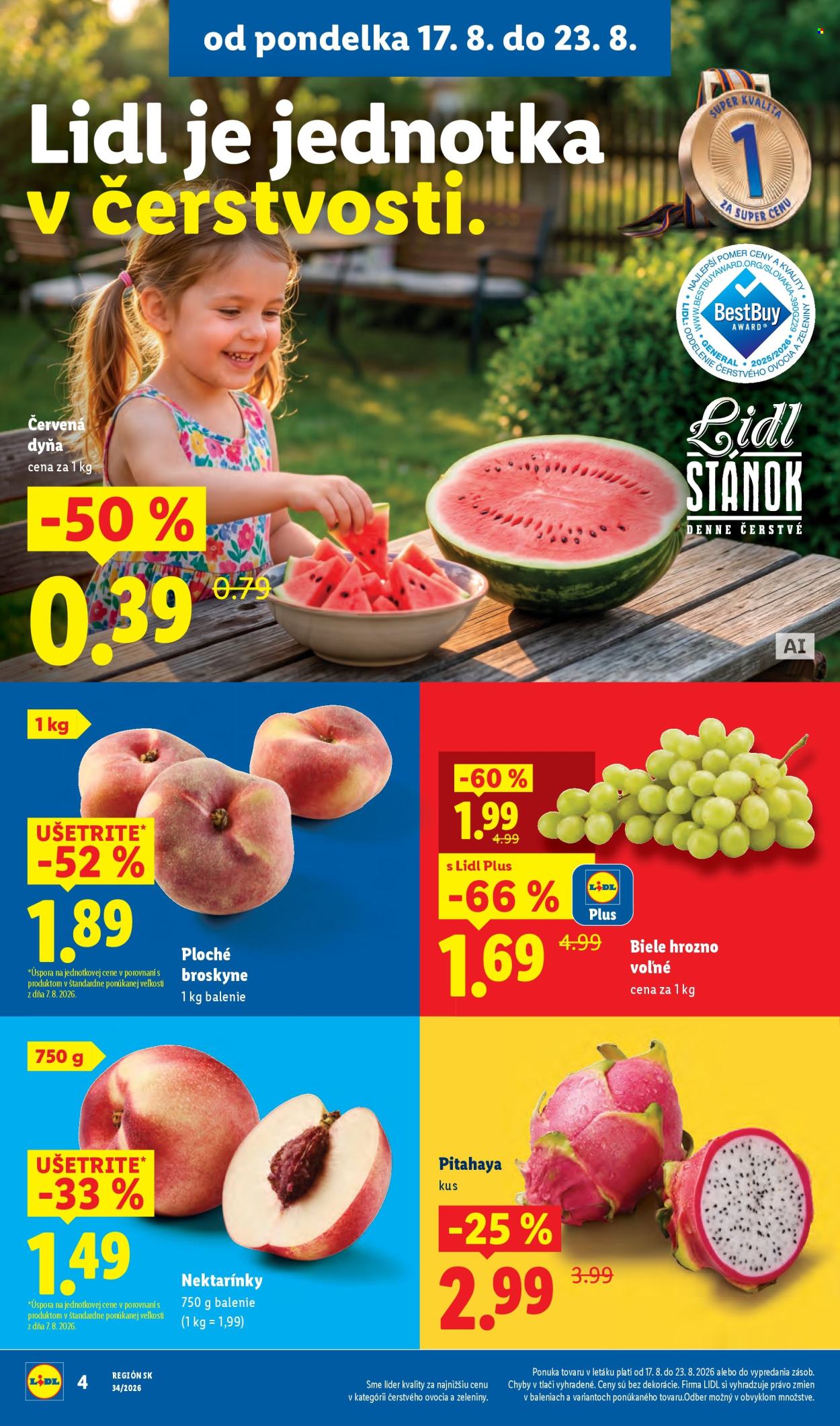 Leták Lidl - 17.8.2026 - 23.8.2026. Strana 8