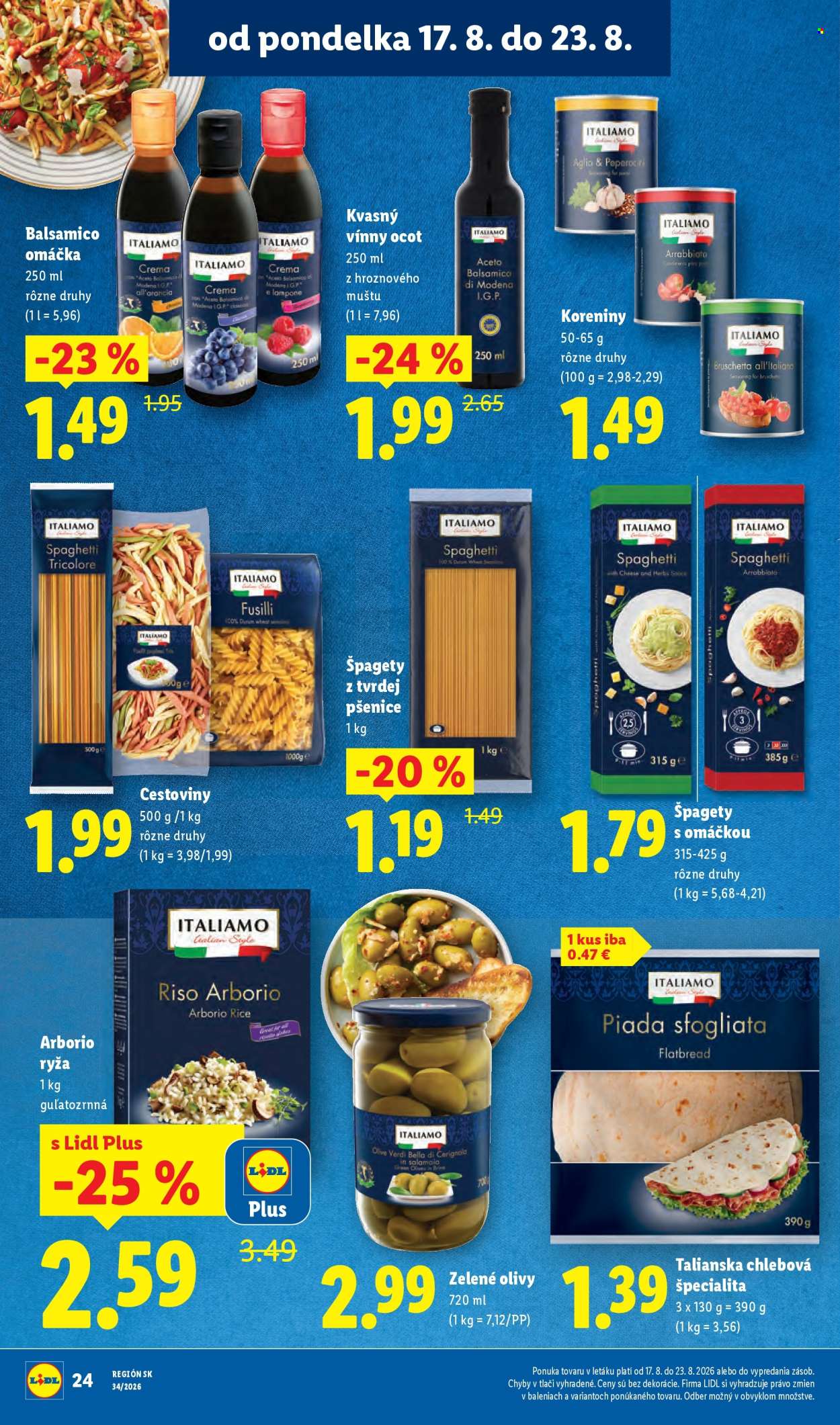 Leták Lidl - 17.8.2026 - 23.8.2026. Strana 30