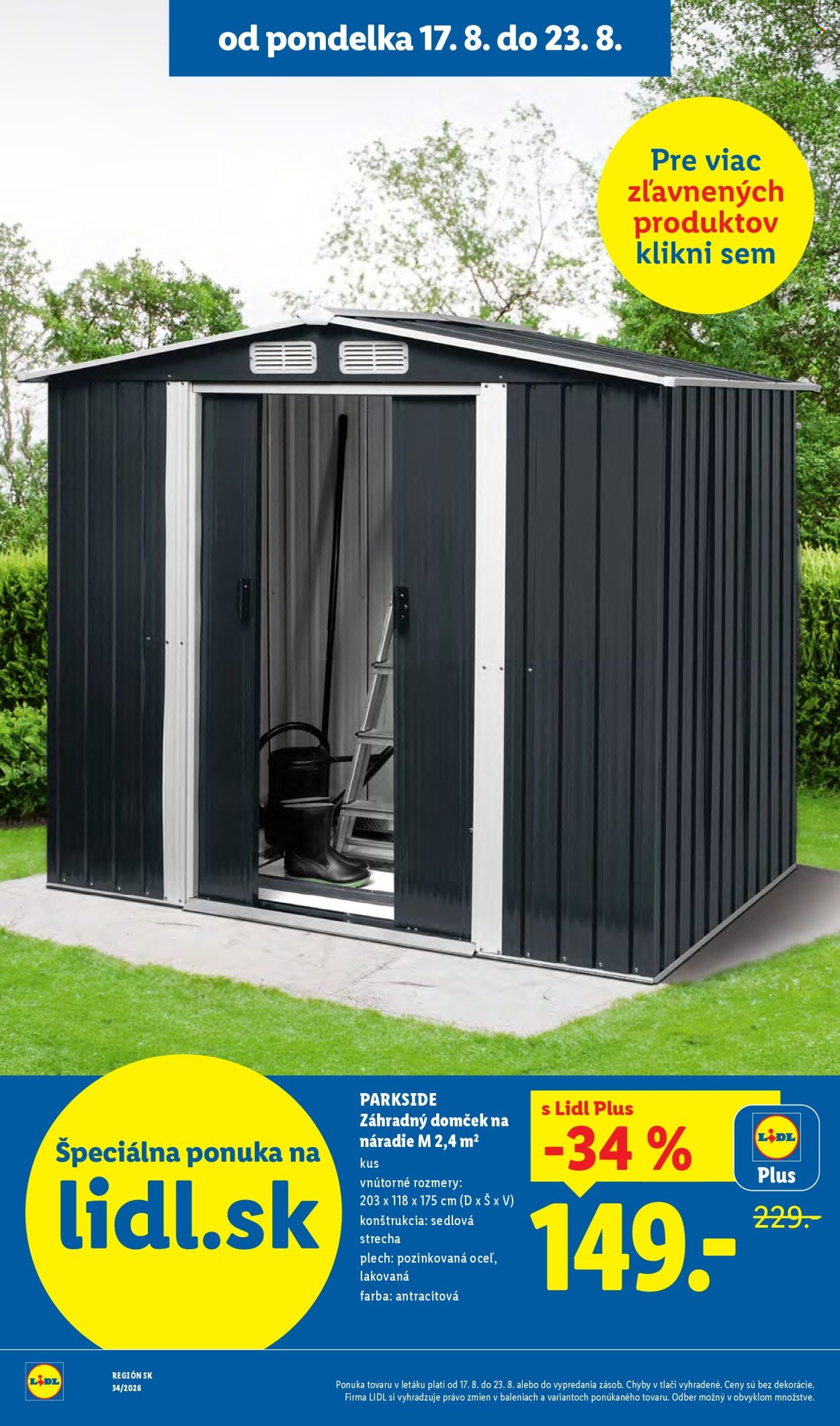 Leták Lidl - 17.8.2026 - 23.8.2026. Strana 44
