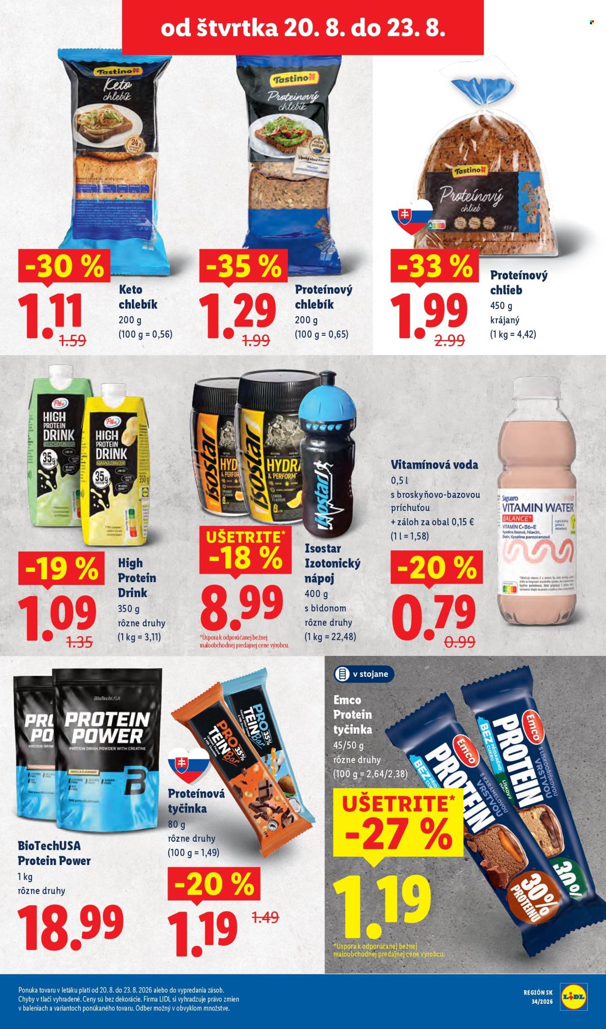 Leták Lidl - 17.8.2026 - 23.8.2026. Strana 71