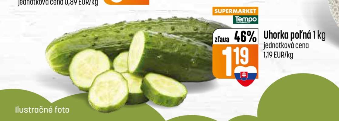 Uhorka poľná 1 kg