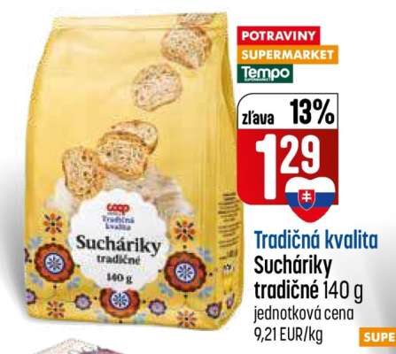 Tradičná kvalita Sucháriky tradičné 140 g