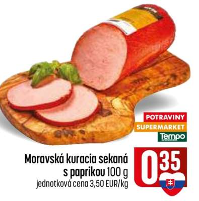 Moravská kuracia sekaná s paprikou