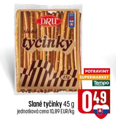 Slané tyčinky 45 g