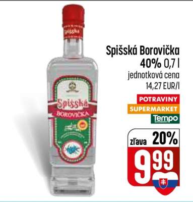 SPIŠSKÁ Borovička