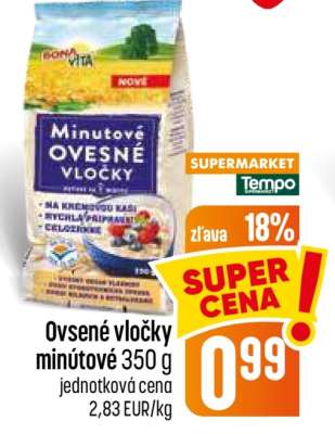 Ovesné vločky minutové 350 g