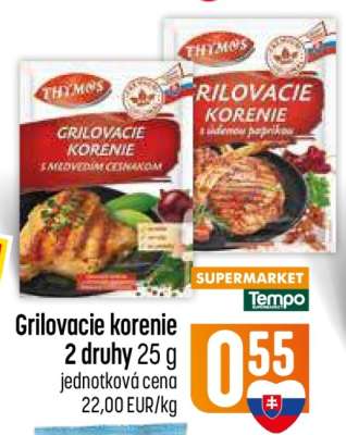 Grilovacie korenie