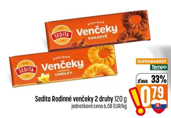 Sedita Rodinné venčeky 2 druhy