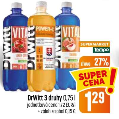DrWitt 3 druhy 0,75 l